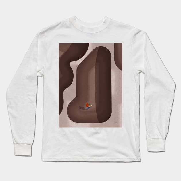 Venice Beach Skatepark | Aerial Illustration Long Sleeve T-Shirt by From Above